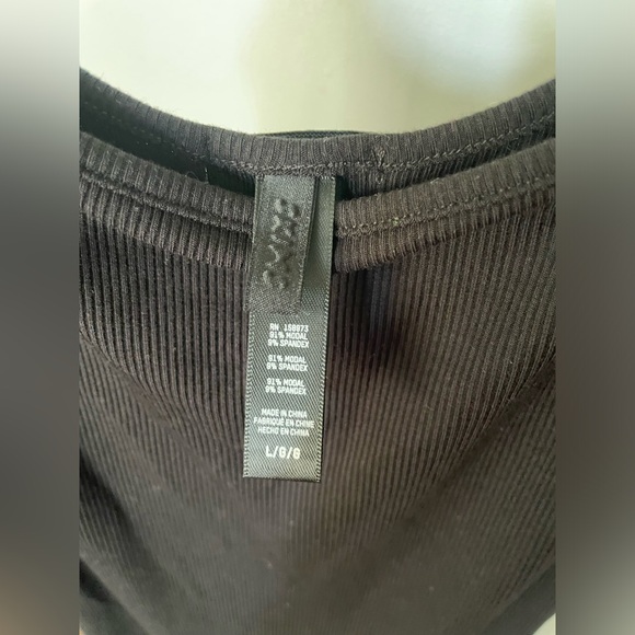 SKIMS Black Lounge Sleeveless Maxi Dress L - Picture 4 of 6